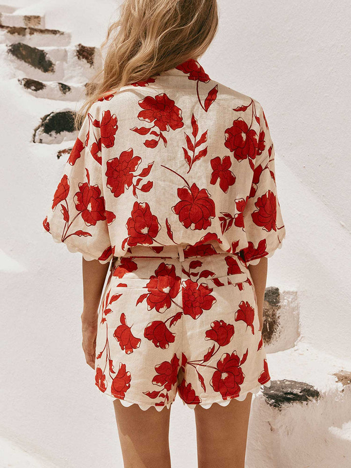 CONJUNTO DE DOS PIEZAS DE LINO