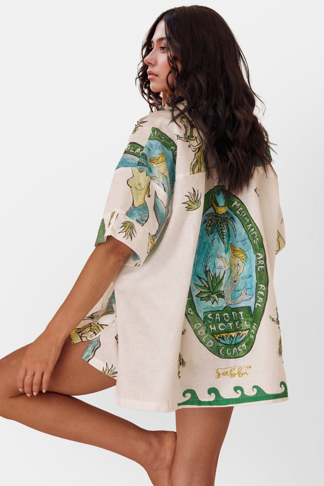 CONJUNTO CAMISERO ESTAMPADO SIRENA