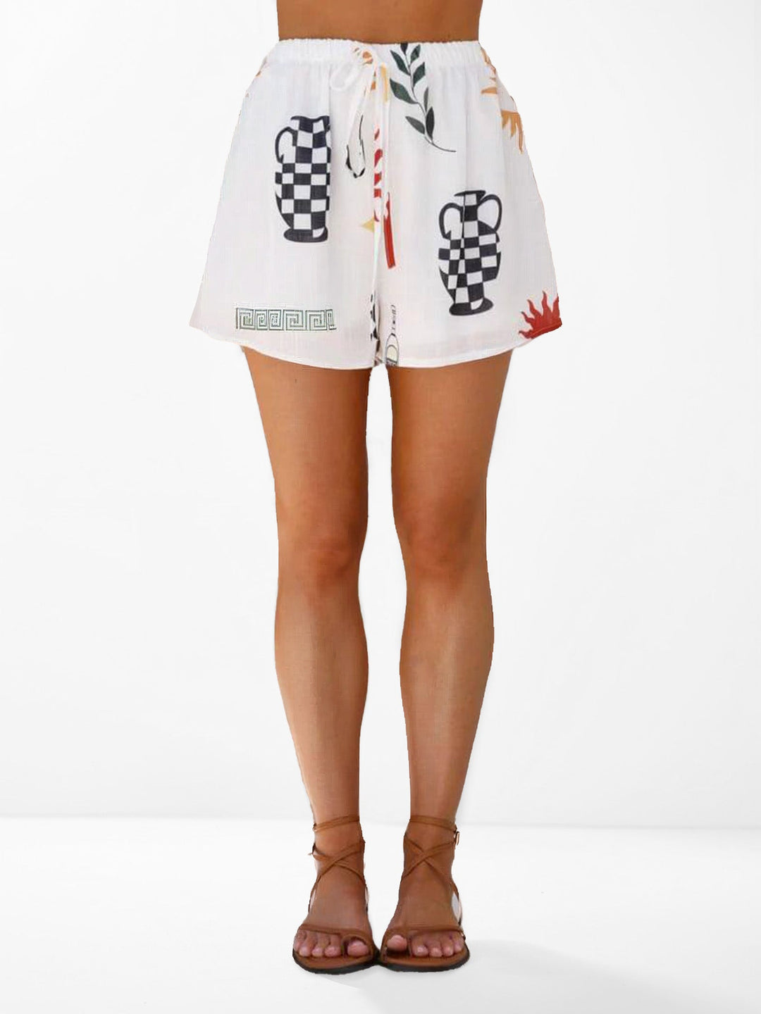 CONJUNTO DE DOS PIEZAS CON ESTAMPADO GEOMÉTRICO