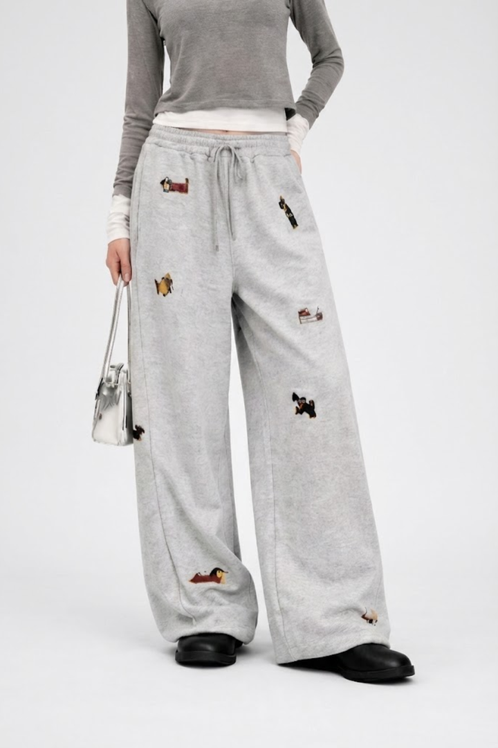 Amalia - Pantalones bordados Pup Barrel 🐾