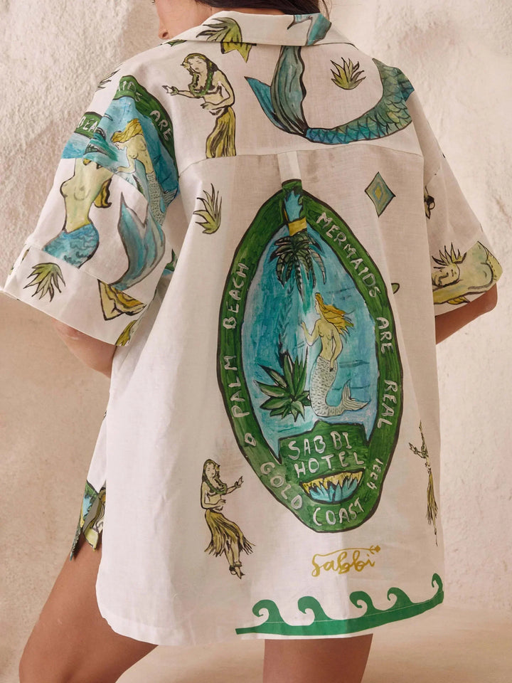 CONJUNTO CAMISERO ESTAMPADO SIRENA