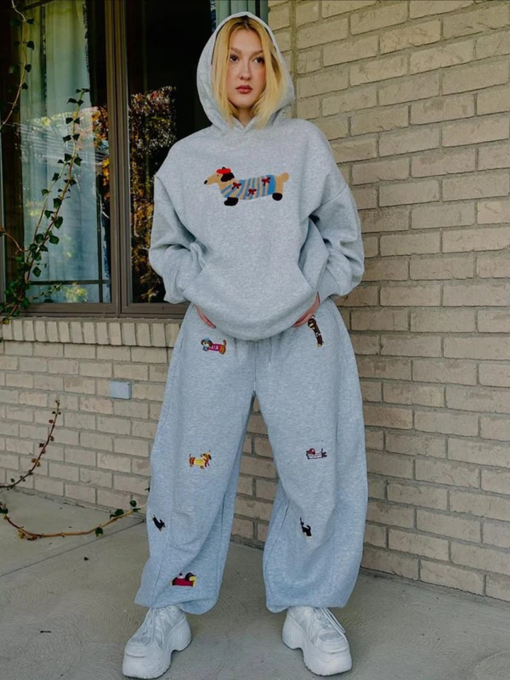 Amalia - Pantalones bordados Pup Barrel 🐾