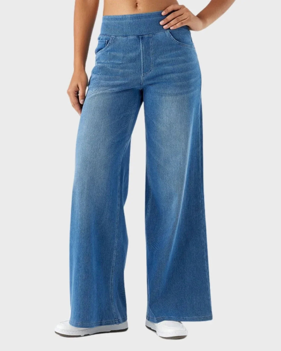 Vaqueros Easy Fit NeroTove™: vaqueros elegantes de cintura alta