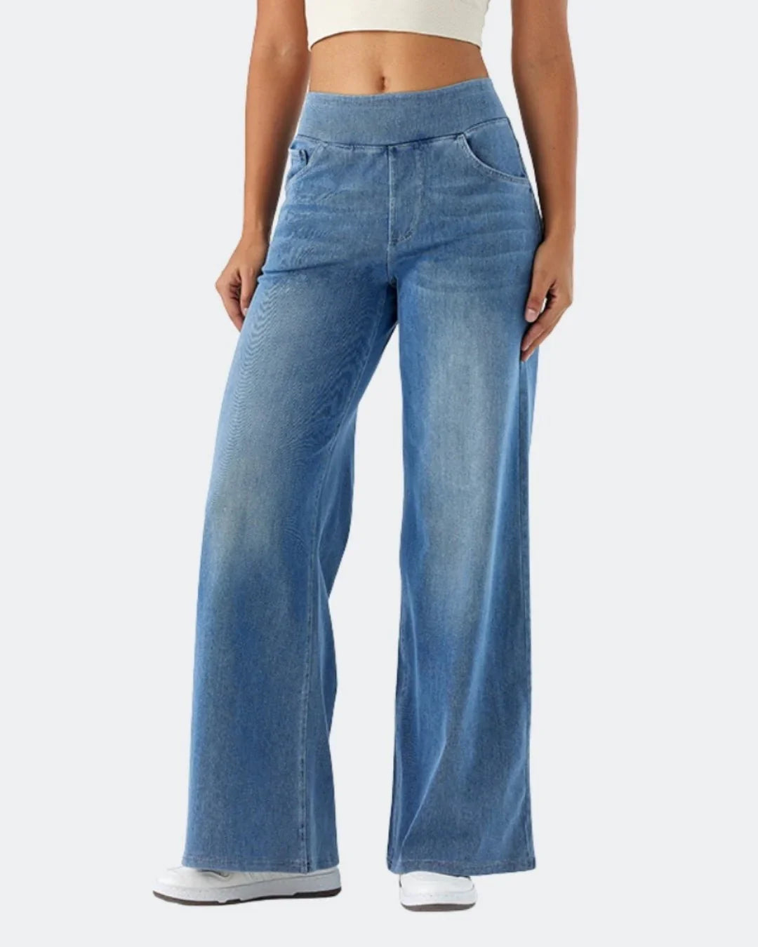 Vaqueros Easy Fit NeroTove™: vaqueros elegantes de cintura alta