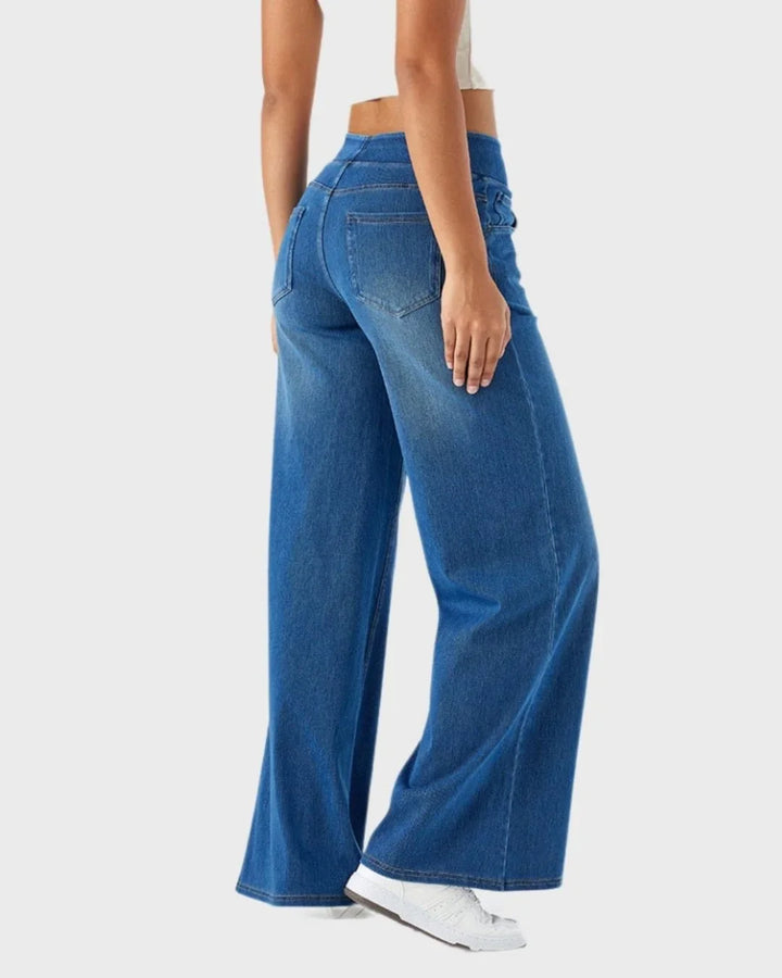 Vaqueros Easy Fit NeroTove™: vaqueros elegantes de cintura alta