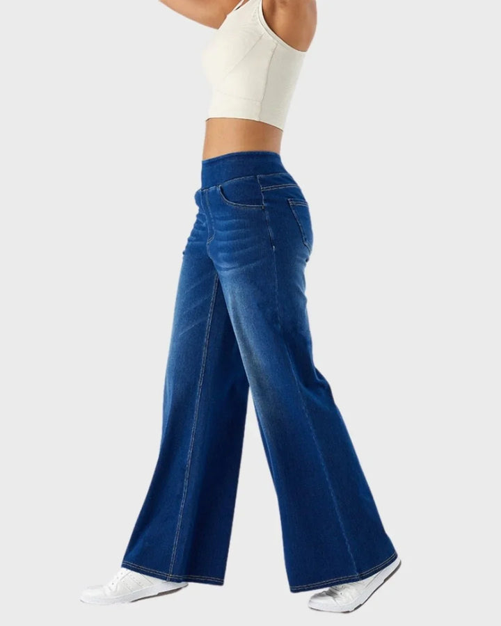 Vaqueros Easy Fit NeroTove™: vaqueros elegantes de cintura alta